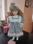 Прекрасна стара порцеланова кукла , снимка 1