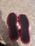 Продавам ръчно плетени чехли , снимка 1 - Чехли - 44631752
