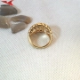 Пръстен с 14К златно покритие 224832, снимка 2