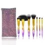 Комплект "Еднорог" от 7 разноцветни четки за грим HZS91, снимка 18