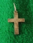 Старо сребърно кръстче 10121, снимка 3