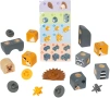 Дървен конструктор Melissa & Doug Blockables Горски приятели 16 части, снимка 3