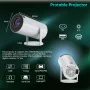 НОВ тестван Мини 4K проектор за телефон, TV Stiс WiFi и Bluetooth, преносимо домашно кино, снимка 3