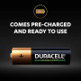 Презареждащи акумулаторни батерии Duracell 2500mAh AA 4бр, снимка 5