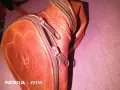 Раница естествена кожа маркова  има цип и става като чанта 18х16х11см, снимка 8
