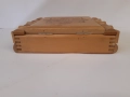 Стара дървена интересна кутия за бижута, снимка 4