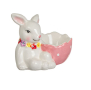 Поставка за великденско яйце Mercado Trade, Зайче с купа, Розов, снимка 2