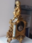 Много рядък Каминен бронзов часовник-Франция 19 век ,позлата, порцелан, 4 200 €, снимка 9