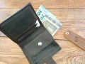 Ръчно изработен мъжки кожен портфейл , снимка 4
