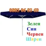 Градински чадър, кръгъл чадър с диаметър 3 м + подарък калъф, снимка 3