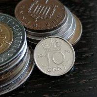 Монета - Холандия - 10 цента | 1976г., снимка 1 - Нумизматика и бонистика - 34259900