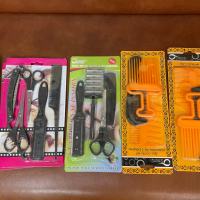 Браснарски фризьорски ножици комплекти цената е 15 лв за бр.К, снимка 1 - Аксесоари за коса - 36153985