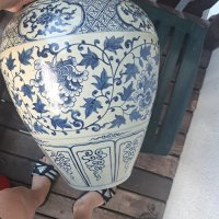 YUAN DYNASTY blue and white vase  , китайска ваза, снимка 12 - Антикварни и старинни предмети - 41681456