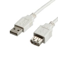 Кабел USB M-USB F 2m, снимка 1 - Друга електроника - 40178760