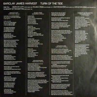 Грамофонна плоча Barclay James Harvest – Turn Of The Tide, снимка 4 - Грамофонни плочи - 34452194