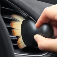 Мека четка за почистване на прах от интериора на автомобила със защитен капак, снимка 5 - Аксесоари и консумативи - 44497005