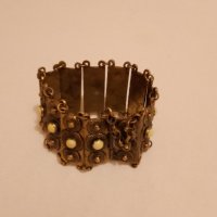 Старинна възрожденска бронзова гривна, снимка 10 - Антикварни и старинни предмети - 42170404