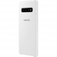 SAMSUNG Original Galaxy S10 Silicone Cover Case - Бял, снимка 3 - Калъфи, кейсове - 35774620
