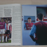 Уест Хям Юнайтед официални клубни списания "HAMMERS News" от 2000 до 2002 г., снимка 11 - Фен артикули - 36322597