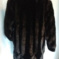 Много ефектно палто от еко косъм с вата / голям размер , снимка 7 - Палта, манта - 38794460