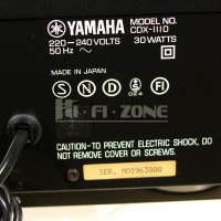 CD плеър Yamaha cdx-1110, снимка 9 - Ресийвъри, усилватели, смесителни пултове - 35818493