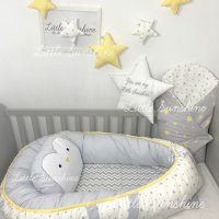 - 20% Limited! Преносимото легло/ Baby Nest със сладко Пингвинче, снимка 5 - Мебели за детската стая - 36020813