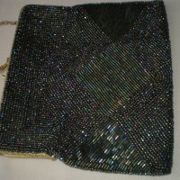 Ретро Дамска чанта портмоне стъклена мъниста хемелеон , снимка 3 - Други ценни предмети - 41701242