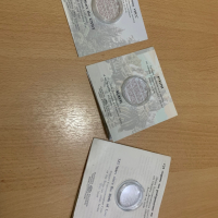 Капсули от български сребърни юбилейни монети, снимка 1 - Нумизматика и бонистика - 36164388