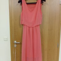 Дълга рокля цвят фуксия, снимка 1 - Рокли - 40977175