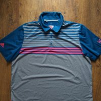 adidas Ultimate365 3-Stripes Heathered Polo Shirt - страхотна мъжка тениска, снимка 7 - Тениски - 40882871