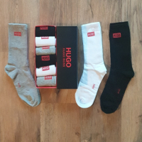 Високи  мъжки чорапи CALVIN CLEIN, KARL,  OFF WHITE, FENDI, UNDER, HUGO BOSS , снимка 17 - Мъжки чорапи - 44776199