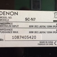 Denon RCD-N7 с дистанционно, снимка 7 - Ресийвъри, усилватели, смесителни пултове - 42627769