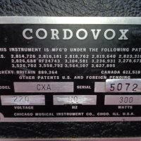 Cordovox CXA Само тонколона, снимка 6 - Други - 40156679