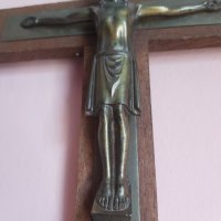 Стар кръст , Исус Христос 25х20см, снимка 7 - Други ценни предмети - 41394506