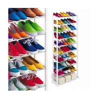 ОЛЕКОТЕН ПОДВИЖЕН СТЕЛАЖ ЗА 30 ЧИФТА ОБУВКИ SHOE RACK - код SHOE RACK, снимка 4 - Етажерки - 34283240