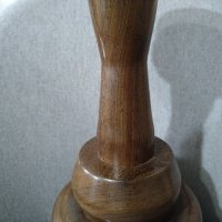Масивен дървен свещник , снимка 4 - Декорация за дома - 41413922