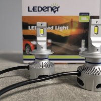 Ledener LED Canbus крушки Н1 Н4 H7 H11 НВ4 40W 7000LM 6000K, снимка 2 - Аксесоари и консумативи - 33797447
