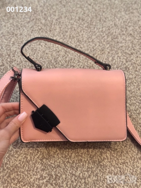 Розова чанта през рамо, снимка 1