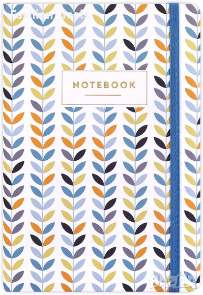 Нов Класически бележник с твърди корици размер A5 еластично затваряне, снимка 1