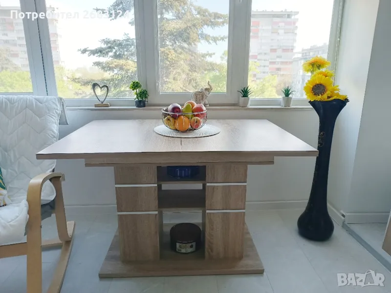 Продавам разтегателна ,трапезна маса, снимка 1