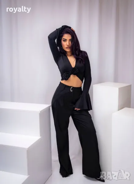 Черен дамски панталон , снимка 1