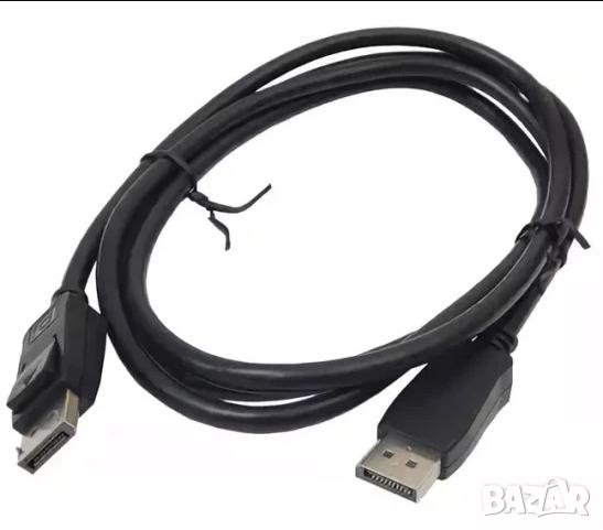 Марков HOTRON DisplayPort M - DisplayPort M-M DVI M V1.2 DP Kабел ULTRA HD 4K@60Hz 80°C 30V 18 PIN, снимка 1