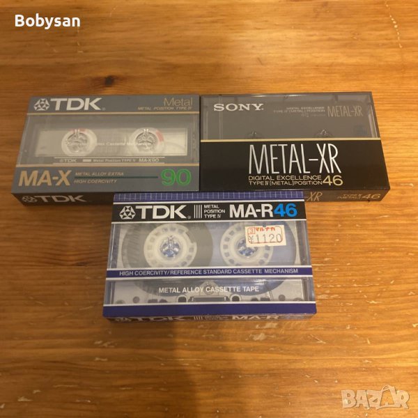 Аудио касети tdk ma-r 46 ma-x 90 SONY metal-xr 46 , снимка 1