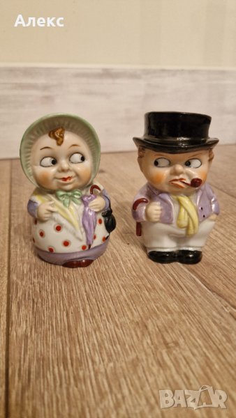 Големи винтидж порцеланови солнички, 1960г Германия., снимка 1