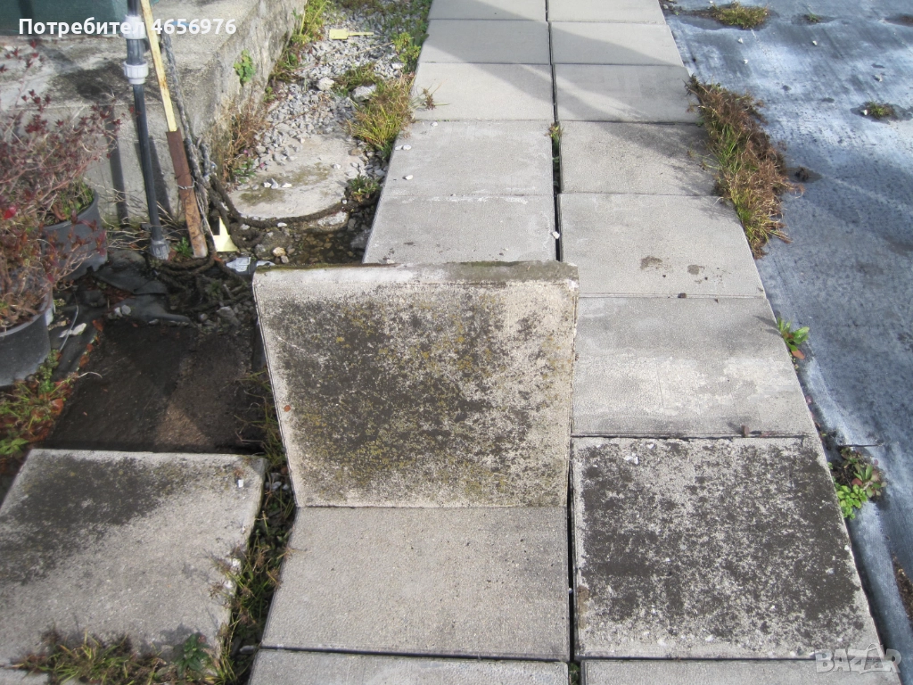 Тротоарни бетонови плочки 40/40/5, снимка 1