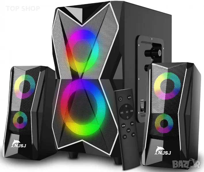 PC игрална система високоговорители със субуфер Bluetooth мултимедийни, снимка 1