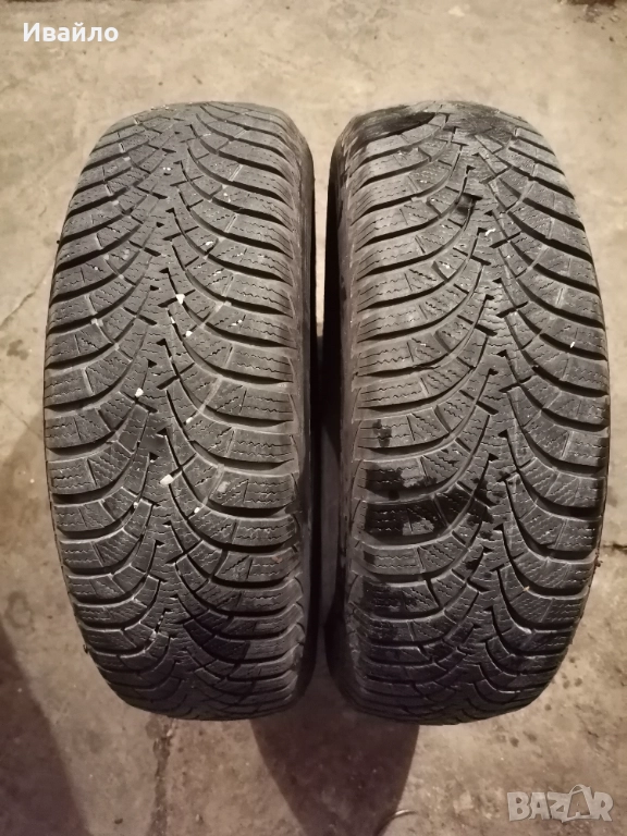 Продавам 2 броя зимни гуми 195.65.15 на 1 сезон дот 2020 Goodyear , снимка 1