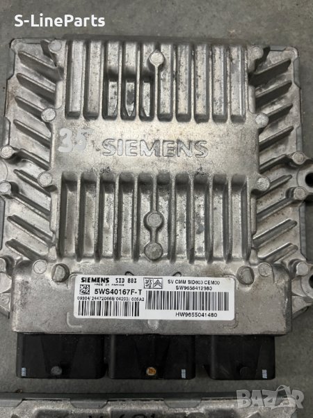 Компютър двигател ECU SIEMENS SID 803 Peugeot 307 407 Пежо 307 407 2.0HDI 2.0ХДИ 136к.с pejo #35, снимка 1