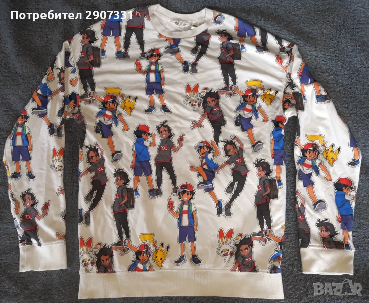 суичър Покемон.ОФИЦИАЛЕН ПРОДУКТ. H & M, снимка 1