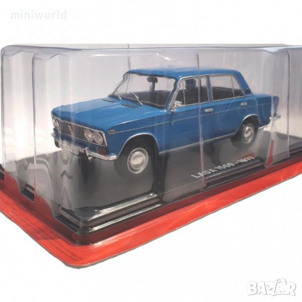 ВАЗ 2103 ”Жигули” Лада 1500 1977 - мащаб 1:24 на Hachette моделът е нов в блистер, снимка 1